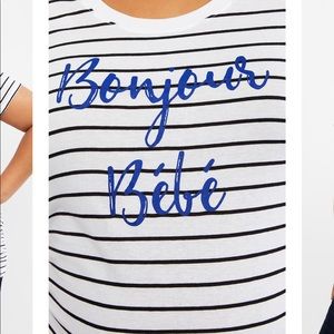 Plus Size Bonjour Bebe Maternity Top 3X